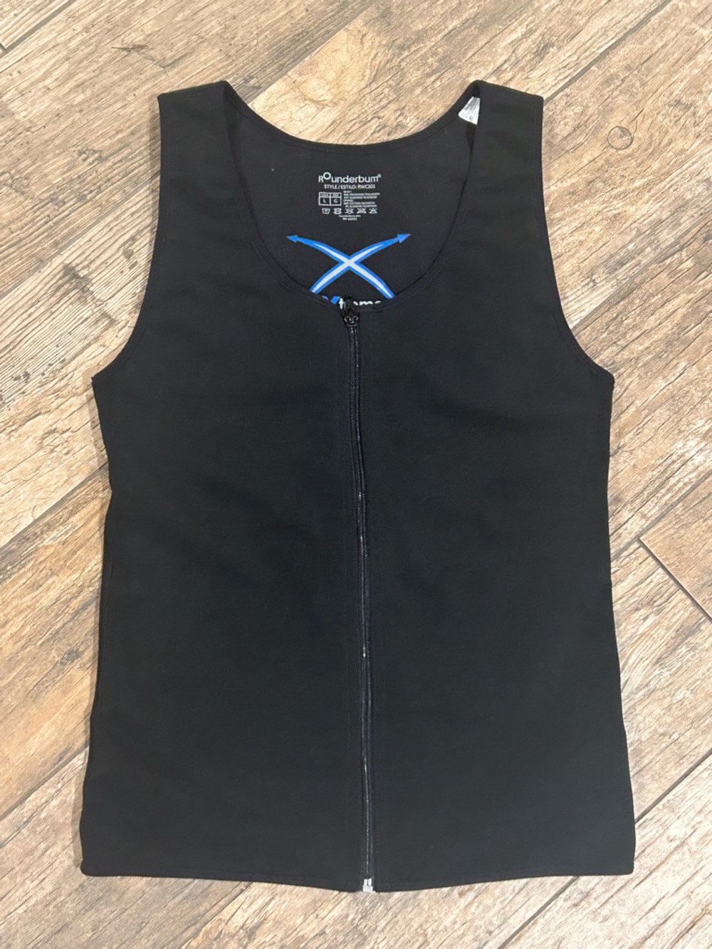 Black Workout Sweat Vest